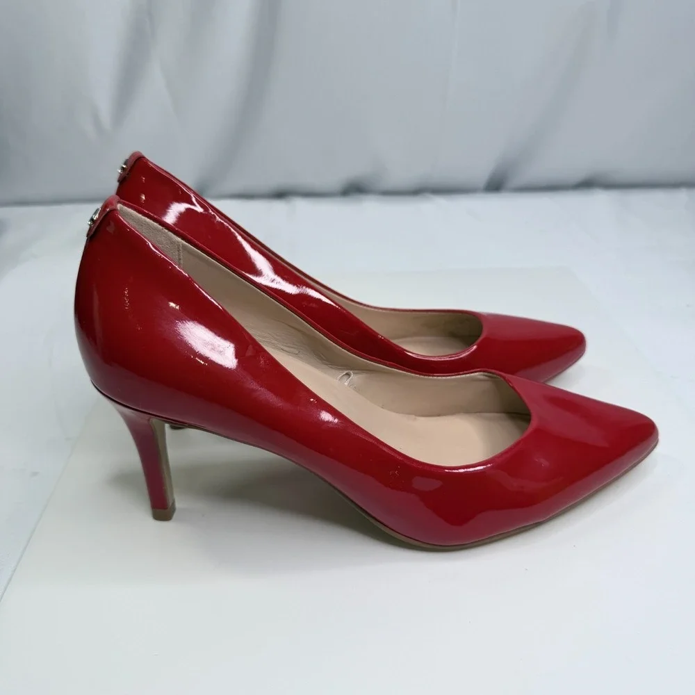 Kate Spade Red Patent Leather Pointed Toe Pumps Heels Women's Size 8M